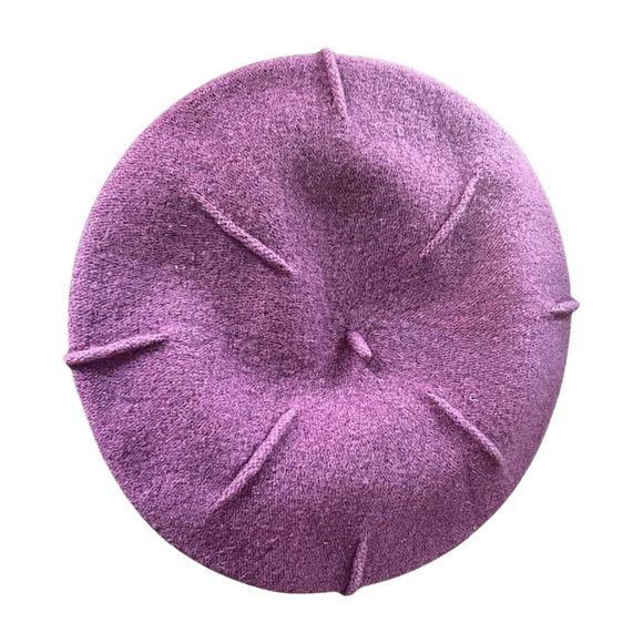 Vintage wool Purple Beret - Picture 1 of 6